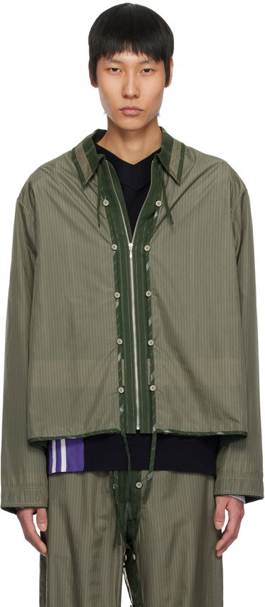 Skjorte Craig Green Craig Green Layered Shell Jacket Grøn | CGSS25CWOSHI54, 0