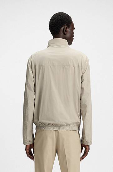 Vindjakke BOSS Packable Windbreaker Jacket Beige | 50543510, 1