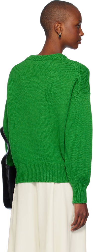 Sweater &Daughter Slouch V-Neck Sweater Grøn | F2205, 2