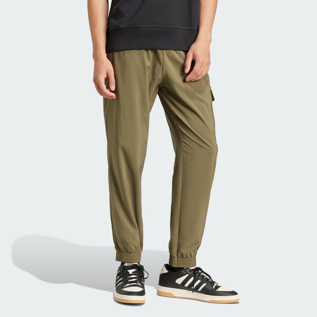 Cargo bukser adidas Performance Essentials Small Logo Cargo Pants Grøn | JD1824, 1