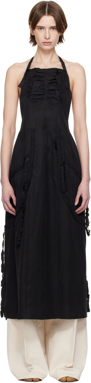 Kjole Maison Margiela Maison Margiela Apron Midi Dress Sort | S51TH0091 M35381, 0