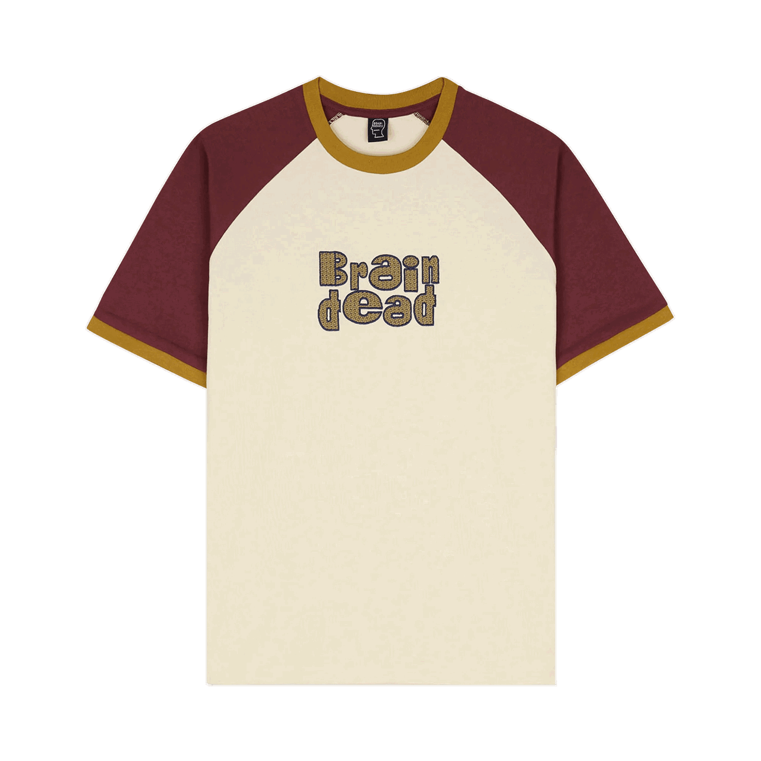 T-shirt Brain Dead Field Raglan Tee Beige | BDS22T30002650WH04, 0