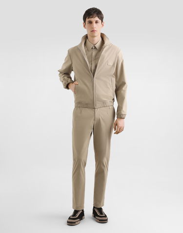Bukser Dolce & Gabbana Dolce & Gabbana Nylon Canvas Trousers Beige | GW13ETFUUDDM2827, 1
