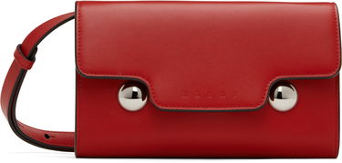 Tegnebog Marni Marni Leather Trunkaroo Bag Rød | PHMO0041U0 P6948, 0