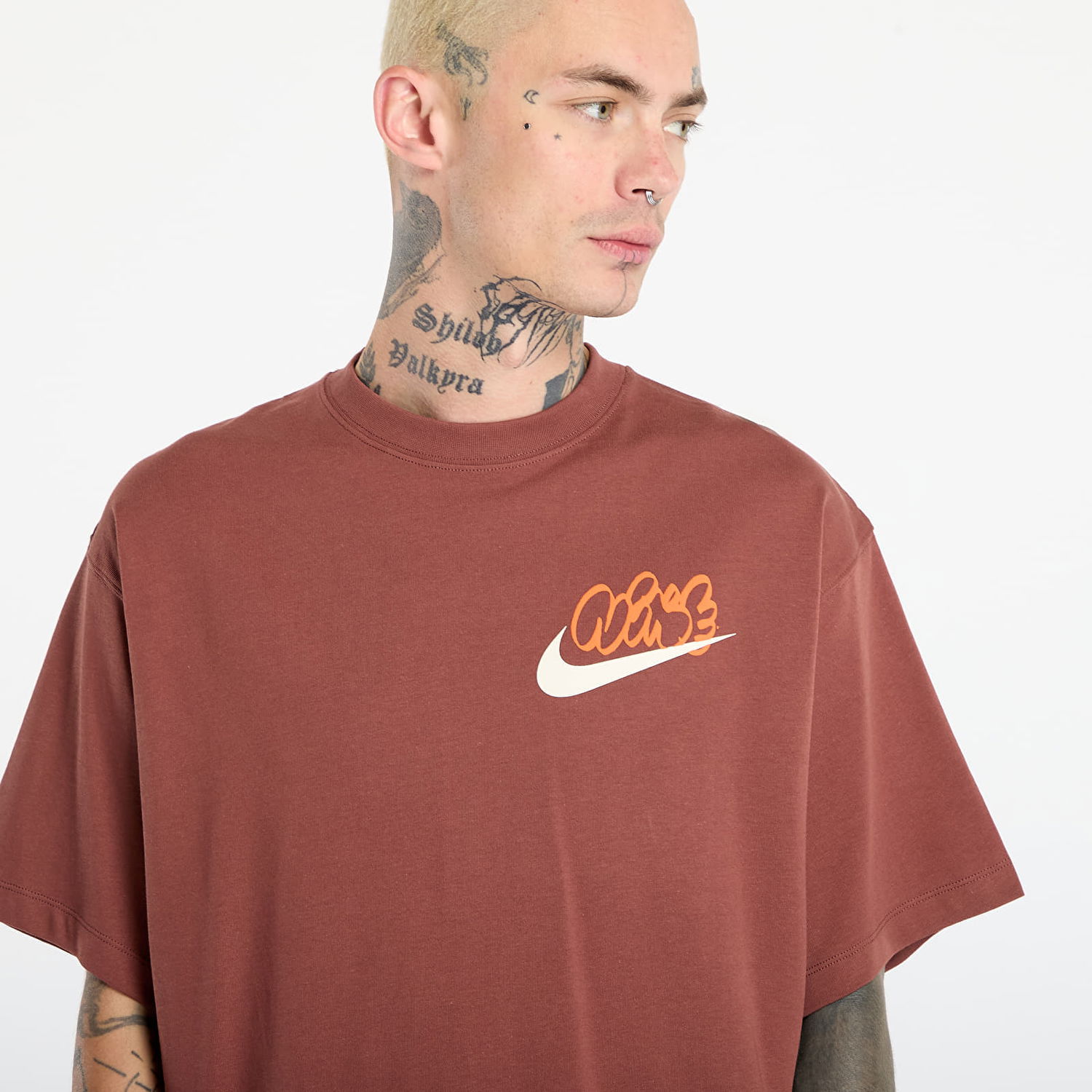T-shirt Nike T-shirt Solo Swoosh Bourgogne | IH4294-218, 1