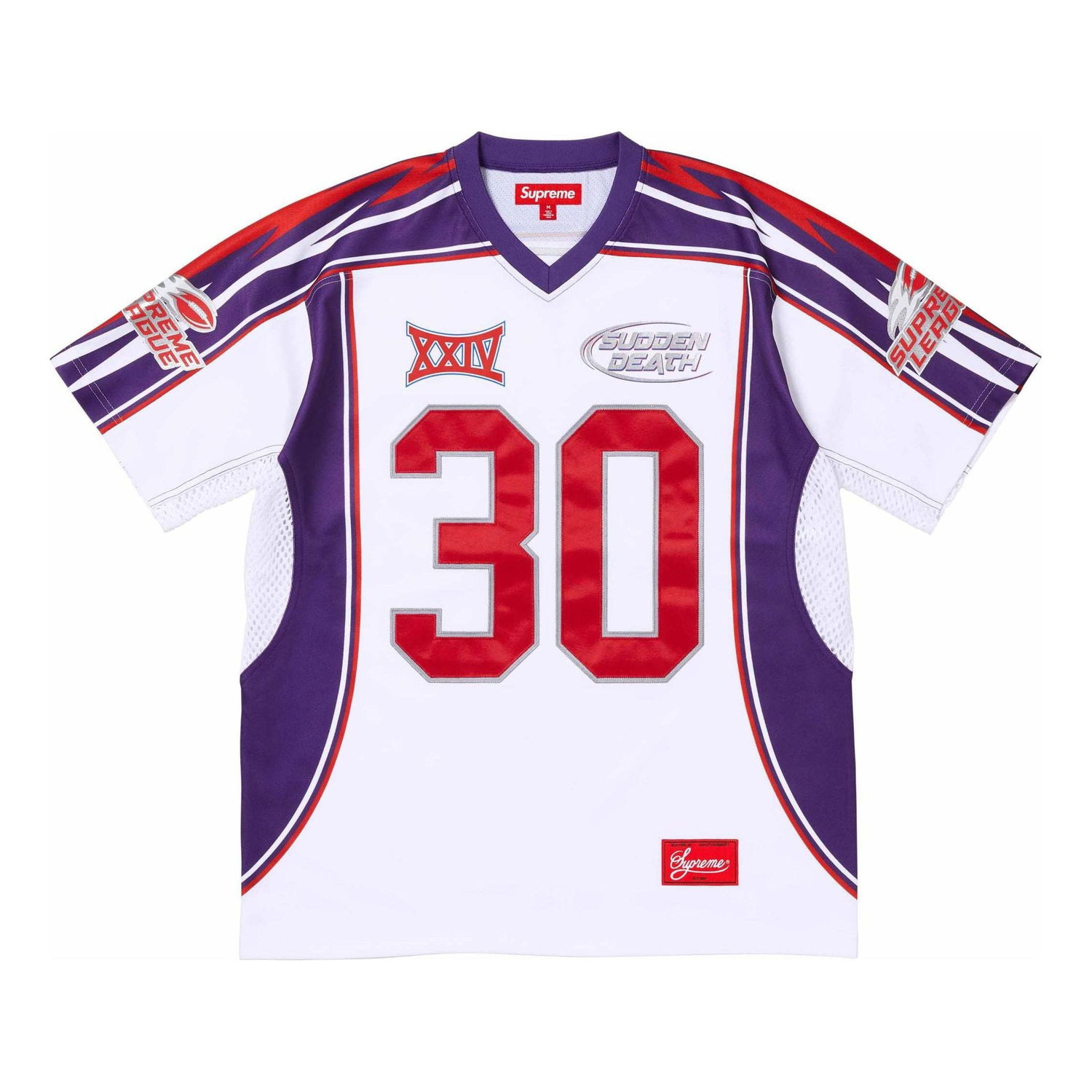 Jersey Supreme Sudden Death Football Jersey Hvid | SUP-SS24-177, 0