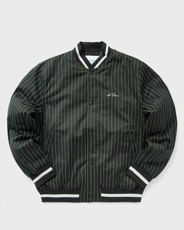 Bomberjakke Les Deux Pinstripe Tech Varsity Jacket Sort | 1000381-515, 0