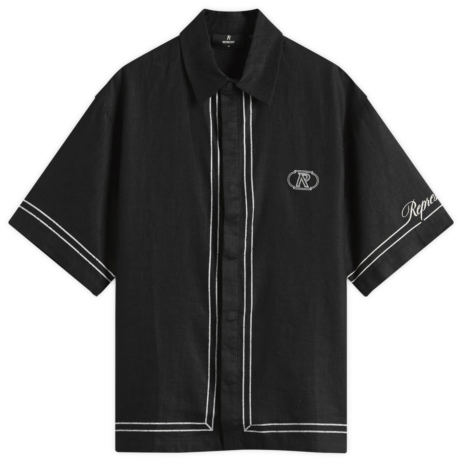 Skjorte Represent Clo Border Vacation Shirt Sort | MLM100298-01, 1