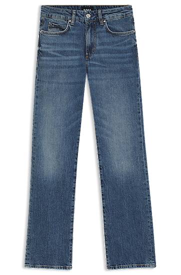 Jeans BOSS Slim-Fit Comfort-Stretch Jeans Blå | 50545113