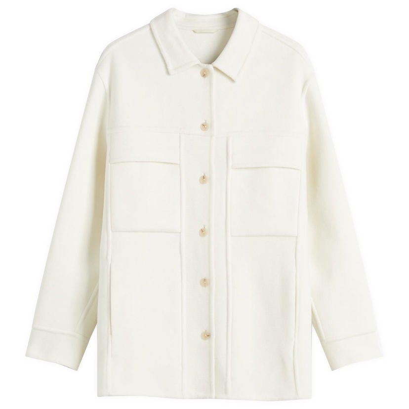 Jakke CLOSED Shacket Shirt Jacket, Size X-Small Hvid | C97143-65T-22