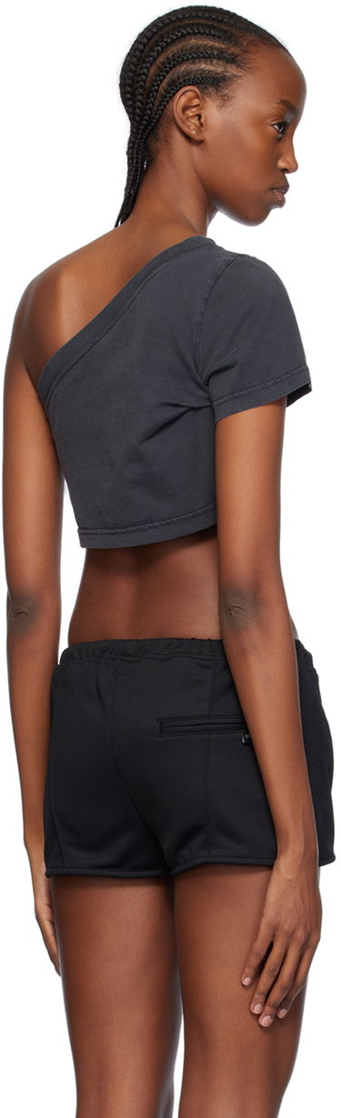 Tanktop Courrèges Tuba One Shoulder Cropped T-Shirt Grå | 124JTO238JS0109, 2