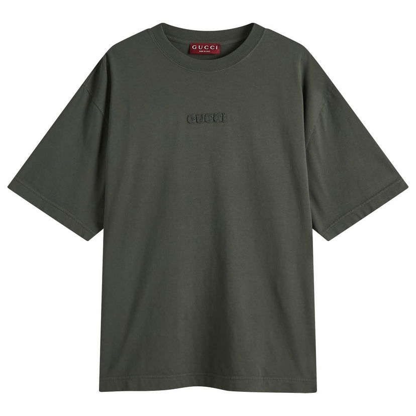 T-shirt Gucci Gucci Logo T-Shirt, Size Medium Grøn | 798115-XJG54-3217