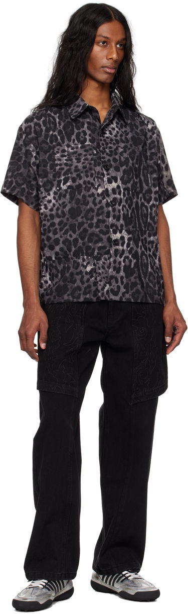 Skjorte Andersson Bell Andersson Bell Leopard Print Shirt Sort | atb1277m, 3
