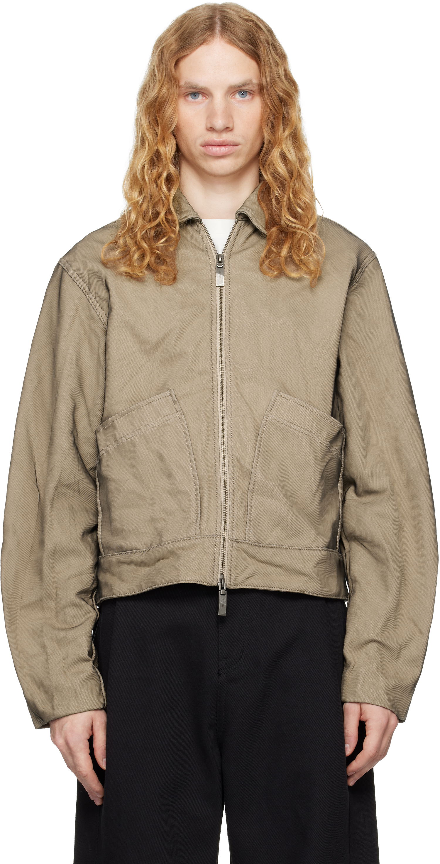 Jakke ADER ERROR Product. 25 Zip Up Jacket Grøn | BN01FWJK1601BG, 0