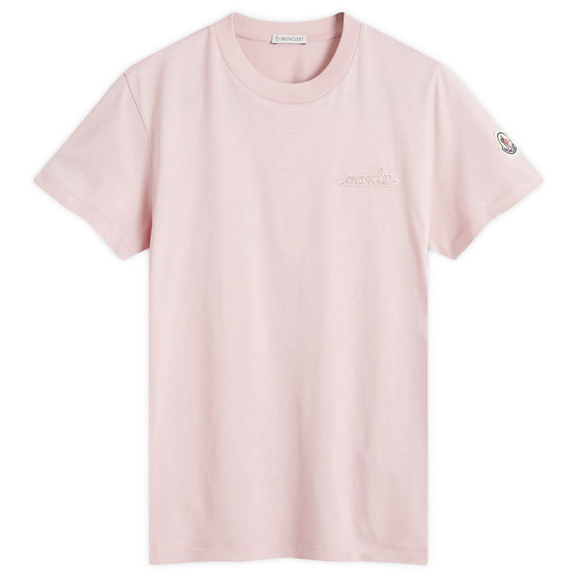 T-shirt Moncler T-Shirt Lyserød | 8C000-13-89AIJ-52B
