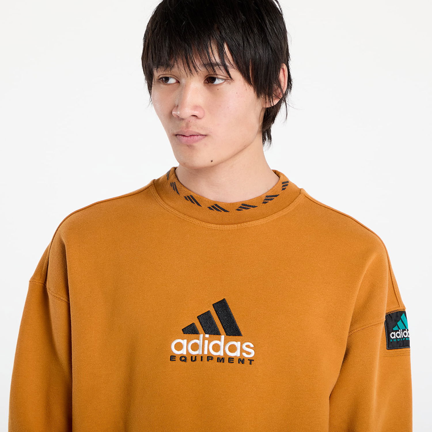 Sweatshirt adidas Originals EQT Wash Crewneck Sweatshirt Orange | JX1569, 1