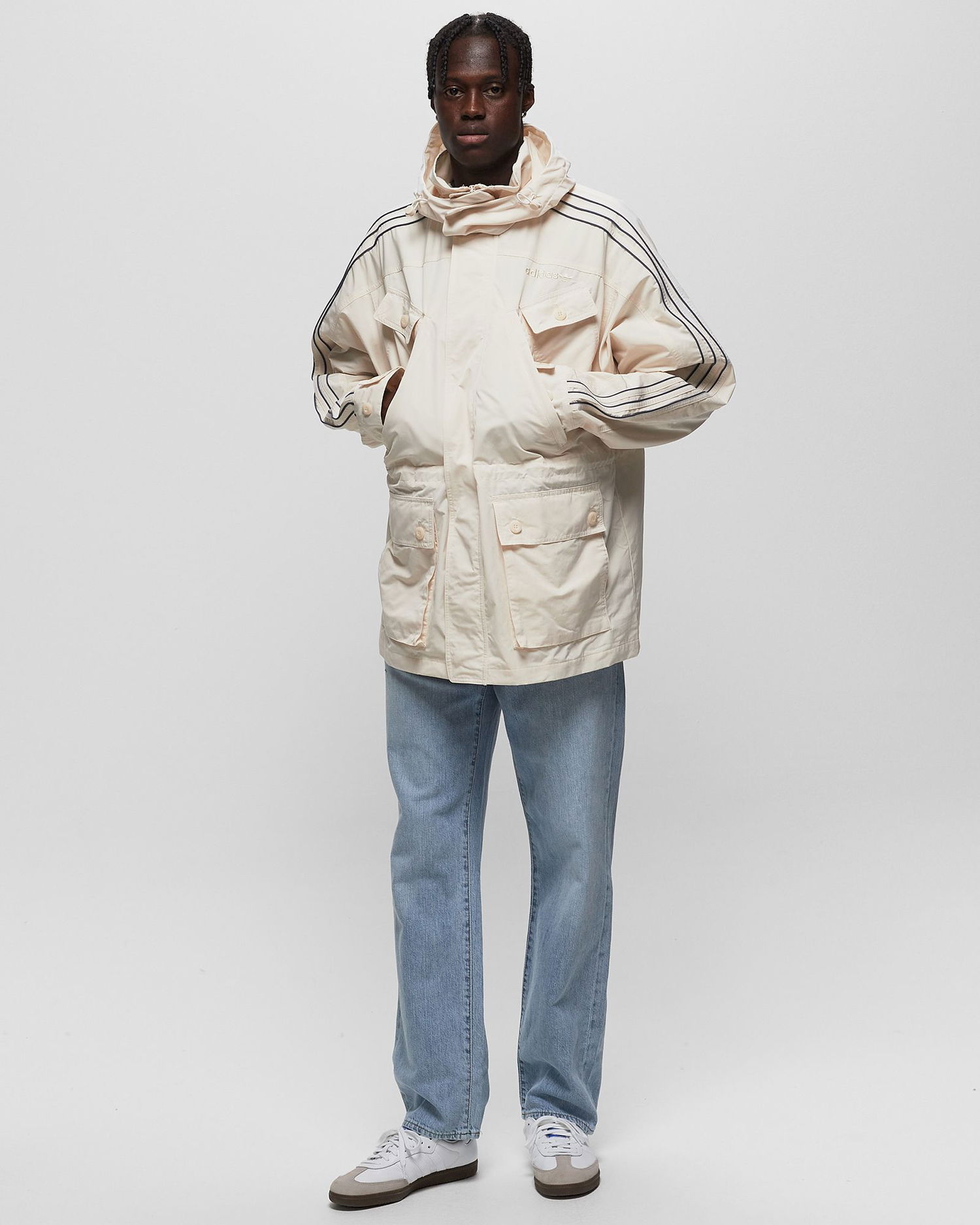 Vindjakke adidas Originals WINDBREAKER Beige | IU0216, 1