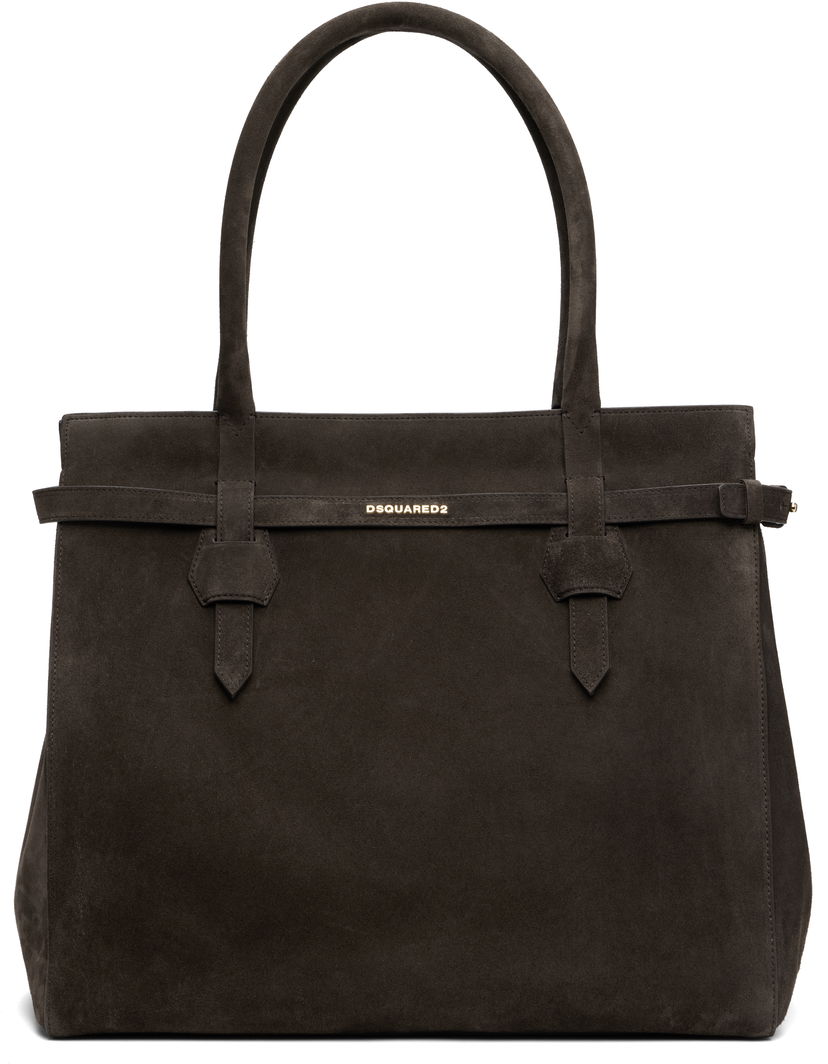Mulepose DSQUARED2 Dsquared2 Twin Shopping Tote Brun | SPM0106_1503520