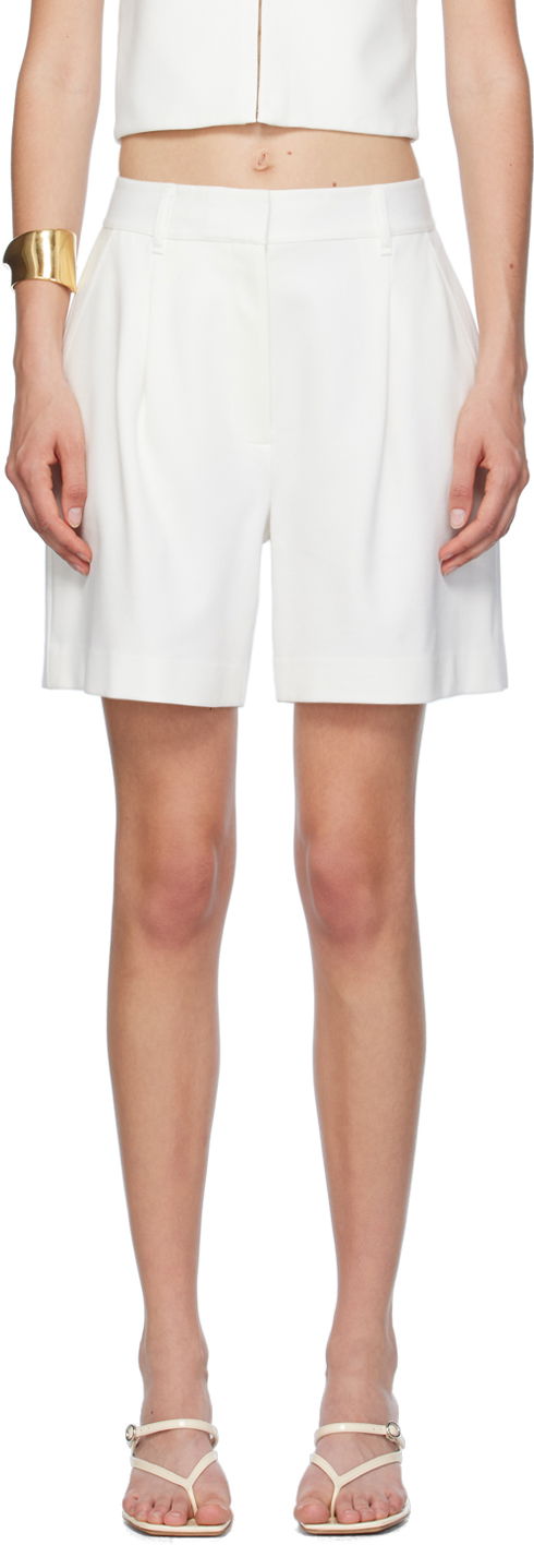 Shorts rag & bone rag & bone Women's Irina Tailored Shorts Hvid | WAC24PT020LC20