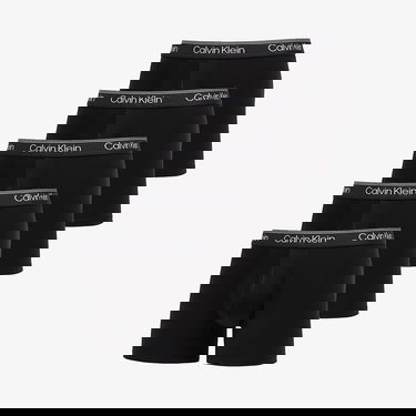 Boksere CALVIN KLEIN Microfiber Stretch Boxer Brief 5-Pack Black Sort | LV00NB4413 UB1, 0