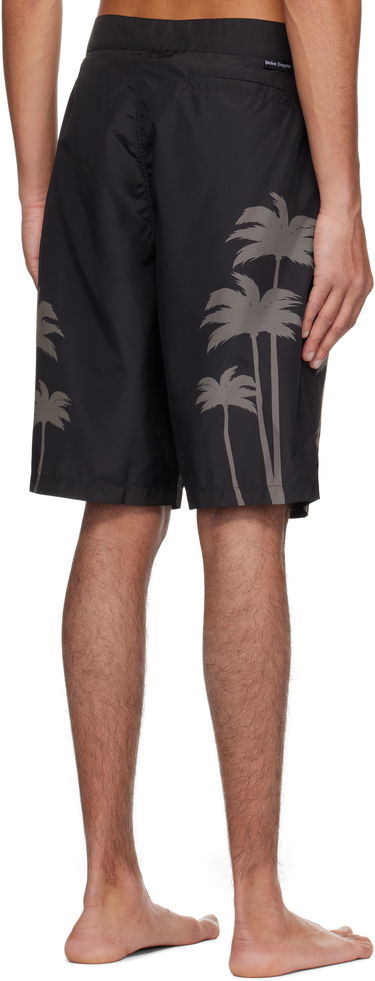 Badetøj Palm Angels Palm Angels Palms Print Swim Shorts Sort | PMFD017S25FAB0031010, 2