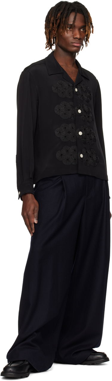 Skjorte Bode Bode Ribbon Garland Shirt Sort | MRS25SH037, 3