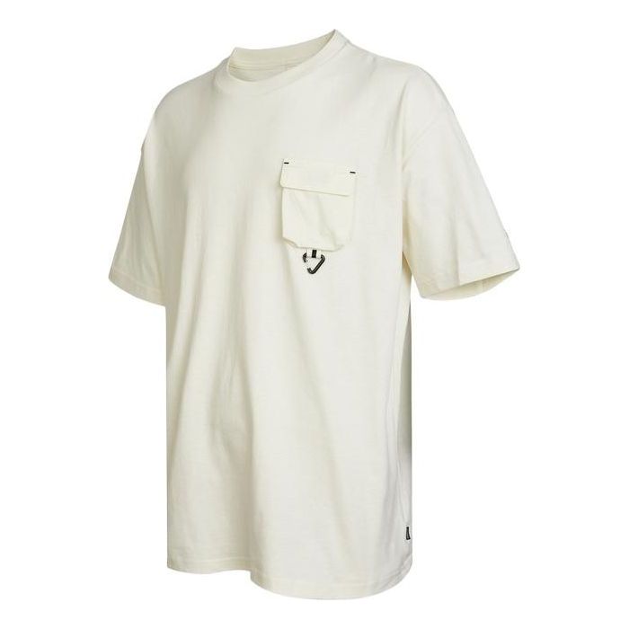 T-shirt Converse Go Outdoor Oversized Pocket T-Shirt Hvid | 10024357-A01