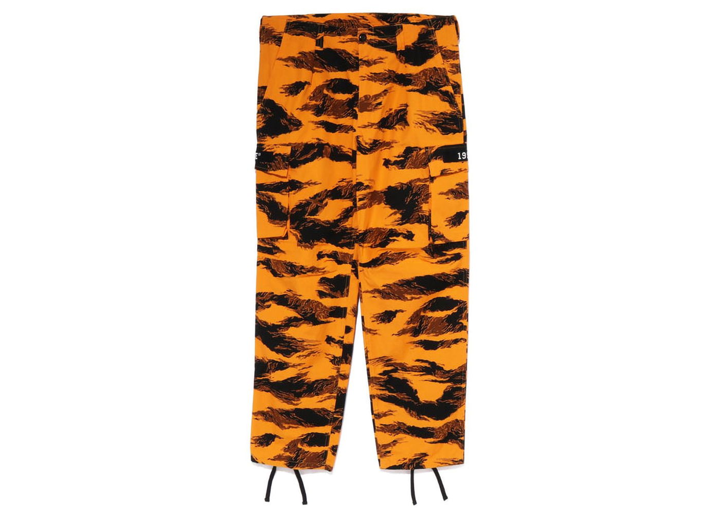 Cargo bukser BAPE Tiger Camo Relaxed Fit Military Pants Orange | 1I70-152-002, 0