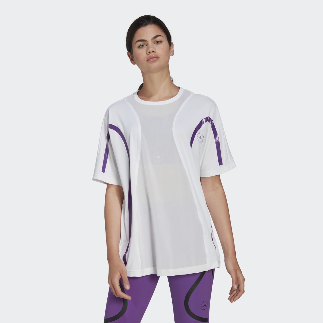 T-shirt adidas Performance adidas by Stella McCartney Hvid | HG6857, 1
