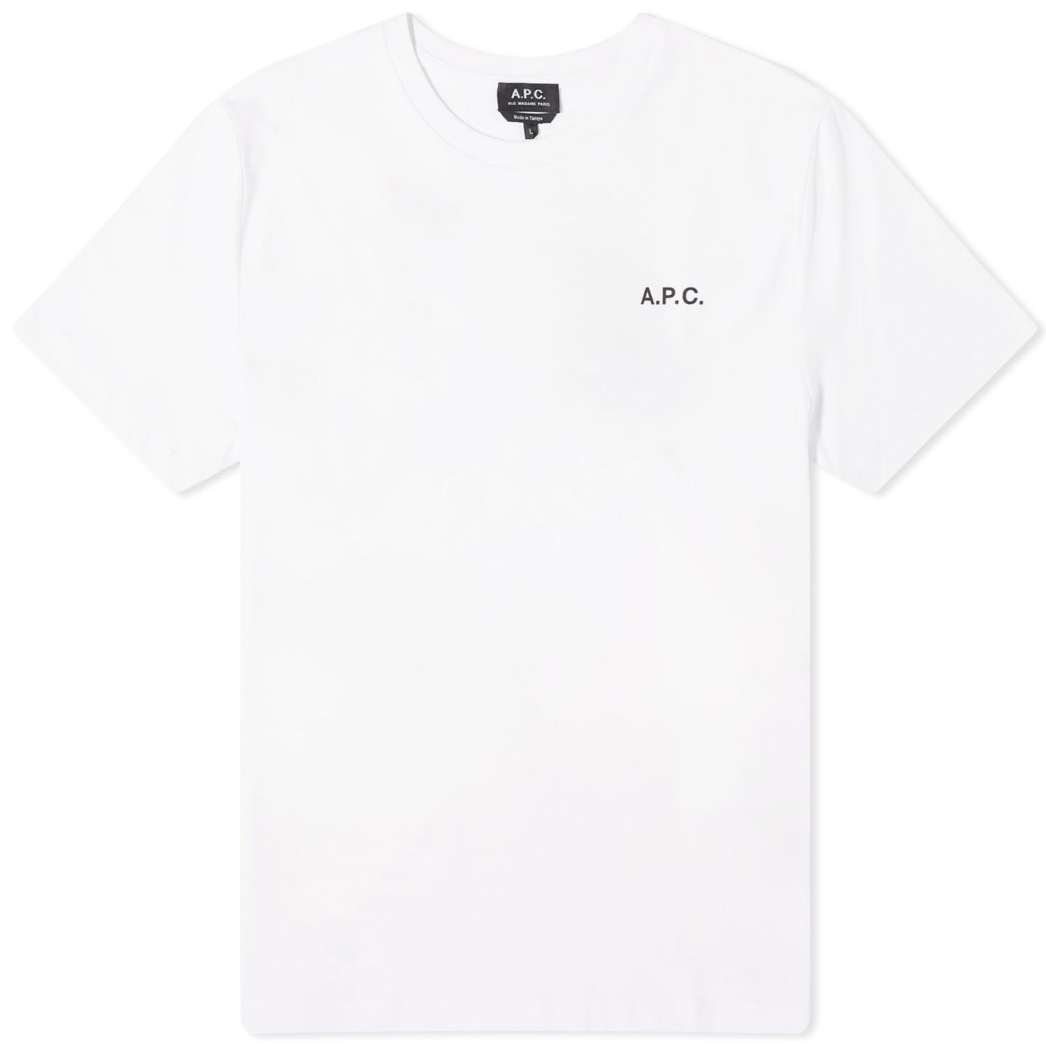 T-shirt A.P.C. Wave Back Print T-Shirt Hvid | COBQX-H26365-AAB, 0