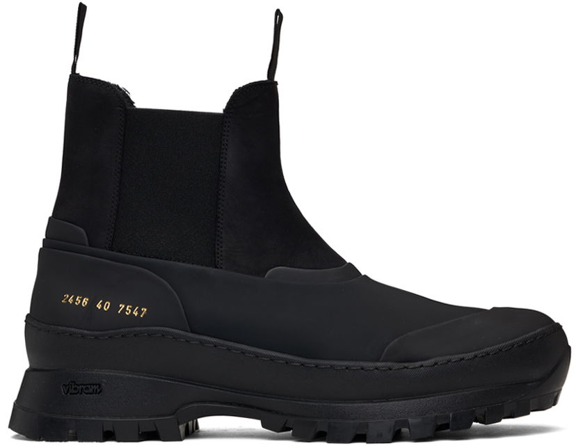 Tøj Common Projects Common Projects Hiker Chelsea Boots Sort | ARTICLE 2456