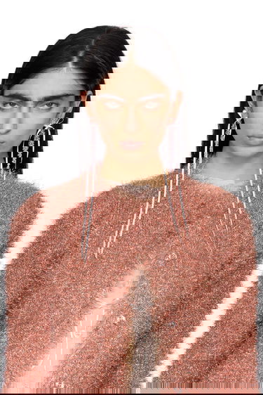 Øreringe Simone Rocha Simone Rocha Bow Ribbon Drip Earrings Lyserød | ERG410S 0903, 2