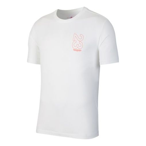 T-shirt Jordan Jordan 23 Engineered Alphabet Print T-Shirt Hvid | CJ6233-100