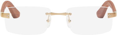 Solbriller Cartier Santos de Cartier Optical Frame Glasses Brun | CT0513O-002, 0