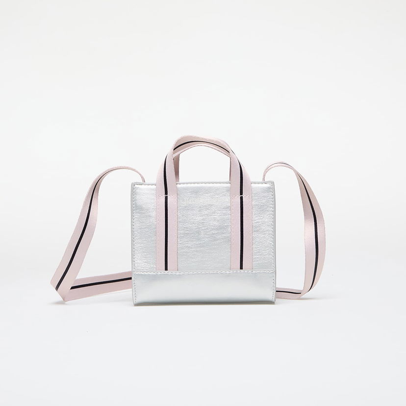 Håndtaske Palm Angels Palm Angels Kids Shiny Mini Tote Bag Metalisk | PGNA003F24FAB0017203
