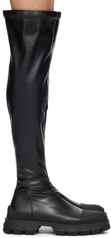 Tøj Moncler Moncler Hevea High Tall Boots Sort | J209B4G00060M4369, 0