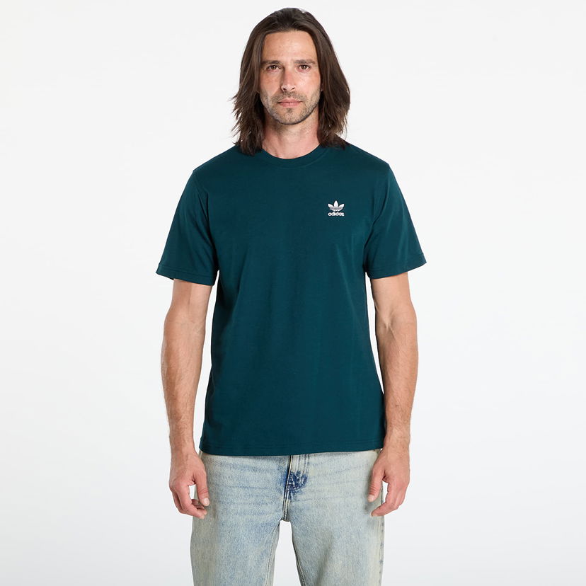 T-shirt adidas Originals Trefoil Essentials Tee Grøn | JZ3586