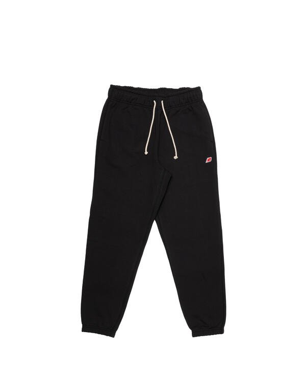 Joggingbukser New Balance Made in USA Sweatpant Sort | MP21547_BK, 0