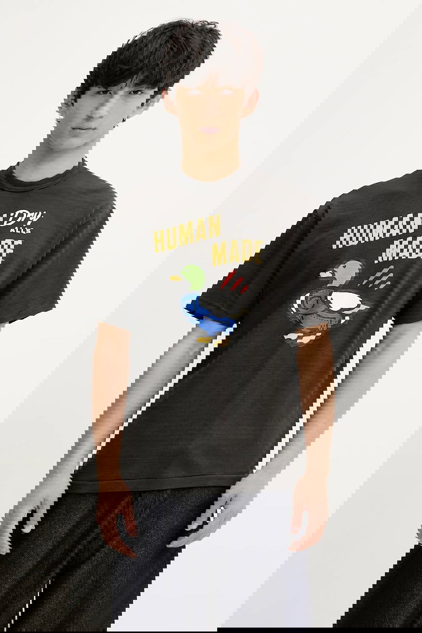 T-shirt Human Made Human Made Duck Graphic T-Shirt Sort | HM29TE006, 0