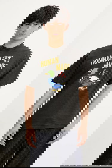 T-shirt Human Made Human Made Duck Graphic T-Shirt Sort | HM29TE006, 0
