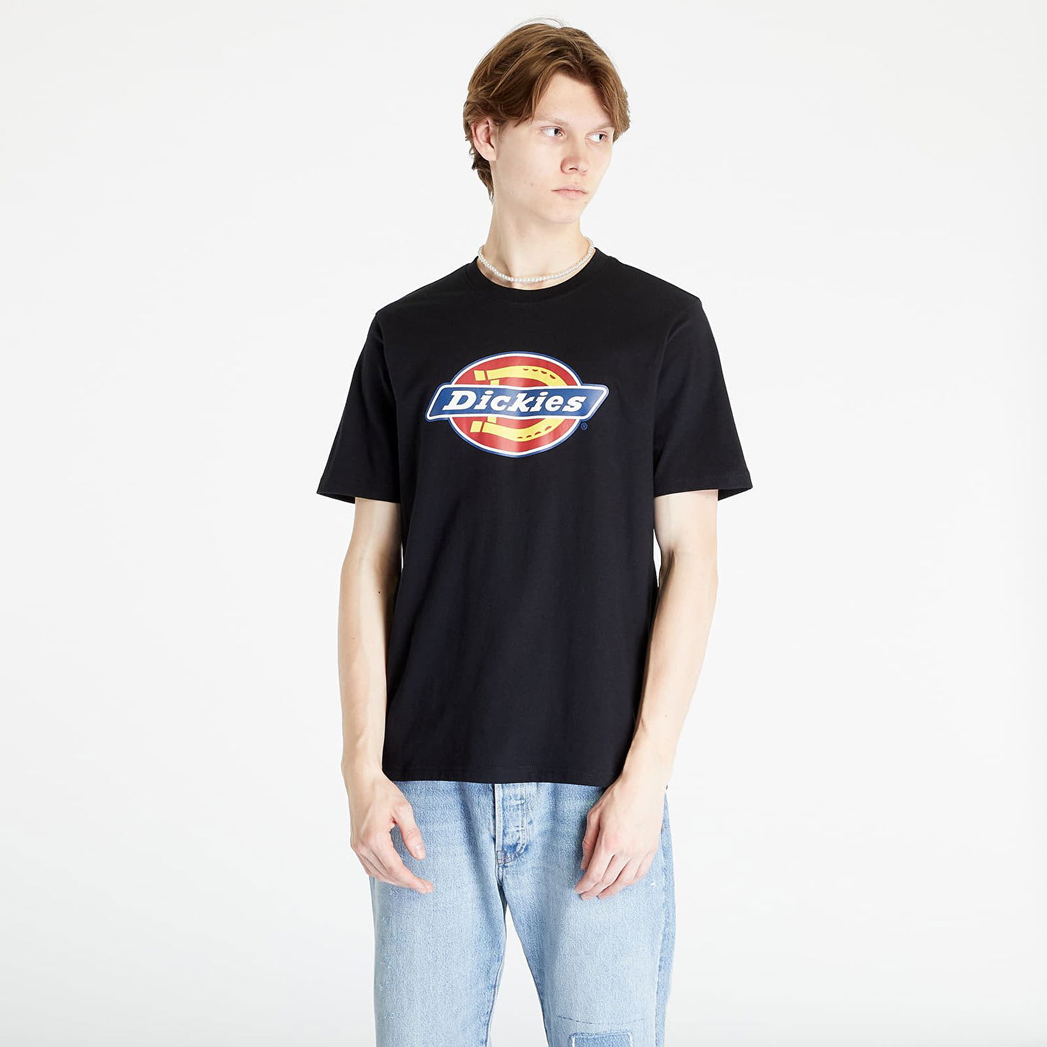 T-shirt Dickies Icon Logo Short Sleeve Tee Sort | DK0A4XC9BLK1, 0