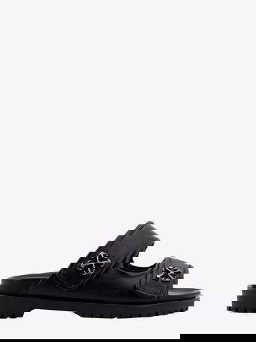 Sneakers og sko Off-White SANDALS - OFF WHITE Sort | OMIH008S24LEA0011072, 0