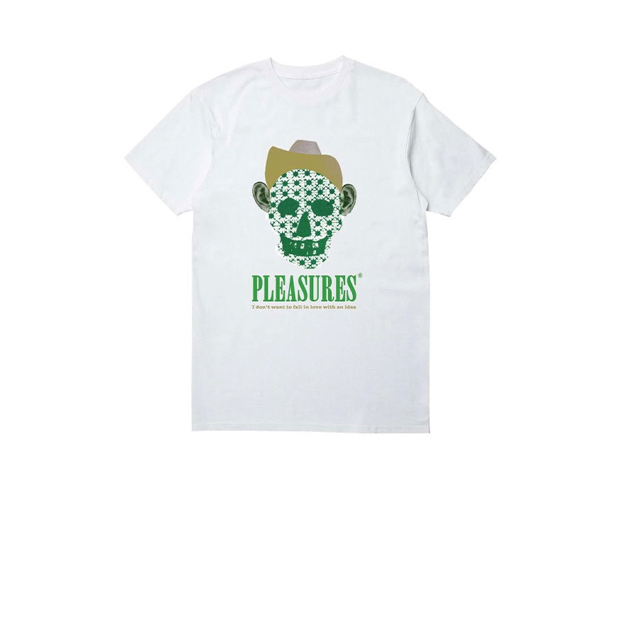 T-shirt Pleasures Cowboy Tee Hvid | P22F059-WHITE, 0