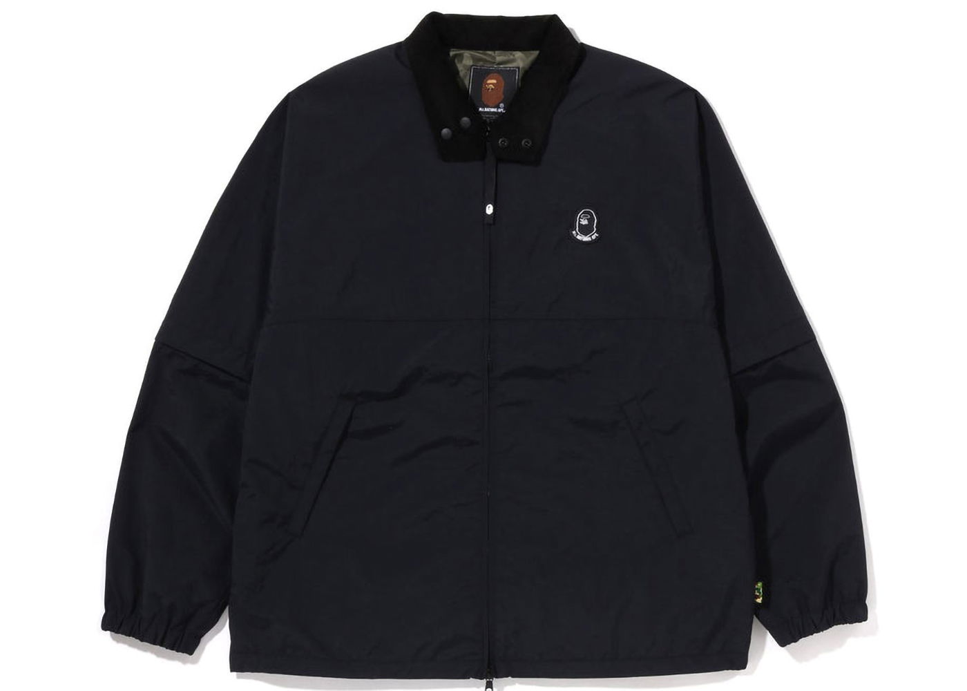 Jakke BAPE Golf Mr Bathing Ape Zip Jacket Sort | 7I80-140-001, 0