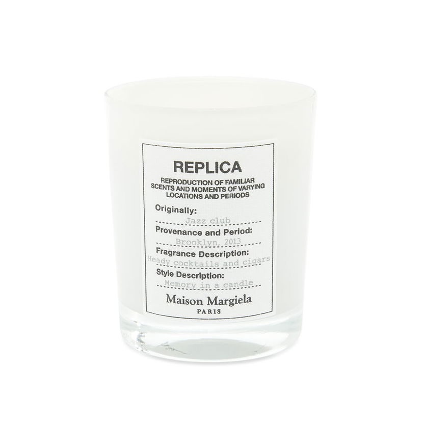 Stearinlys Maison Margiela Replica Jazz Club Candle in 165g Hvid | MMMCAN02