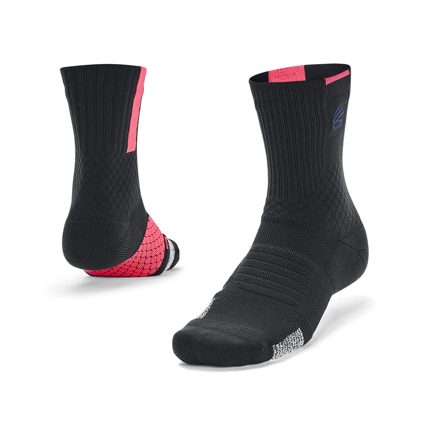 Sokker Under Armour Socks Curry Ua Ad Playmaker 1P Mid Black Sort | 1376231-001, 0