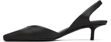 Skopleje Loulou de Saison Loulou de Saison Akila LDS Leather Slingback Heels Sort | AKILA LDS, 2