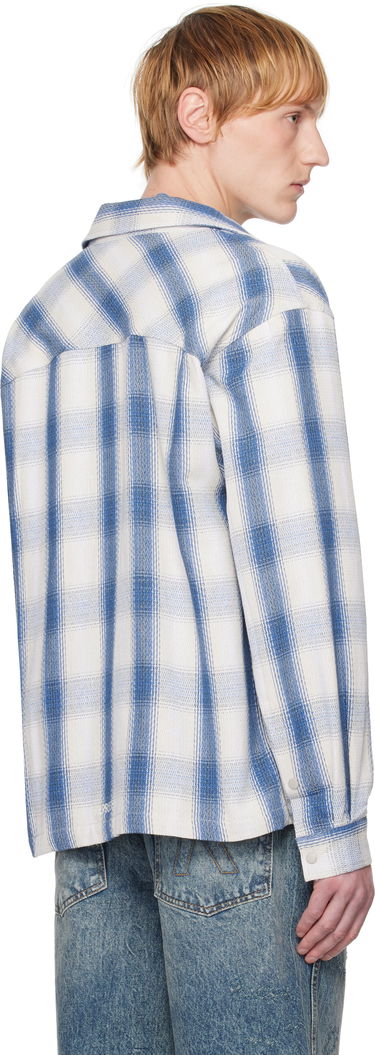 Skjorte Represent Clo Represent Season Flannel Shirt Blå | MLM2905, 2