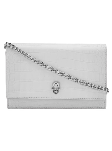 Håndtaske Alexander McQueen Small Skull Bag Grå | 613088DYT53-9252