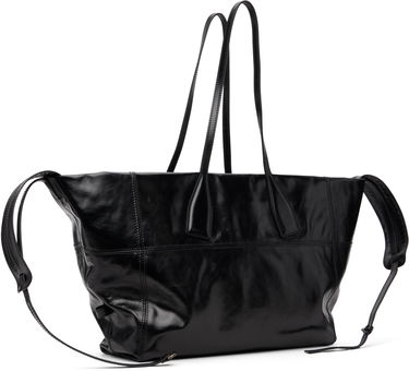 Mulepose Balmain Track Zip Shiny Calfskin Tote Sort | FM1FI271LBFO, 2